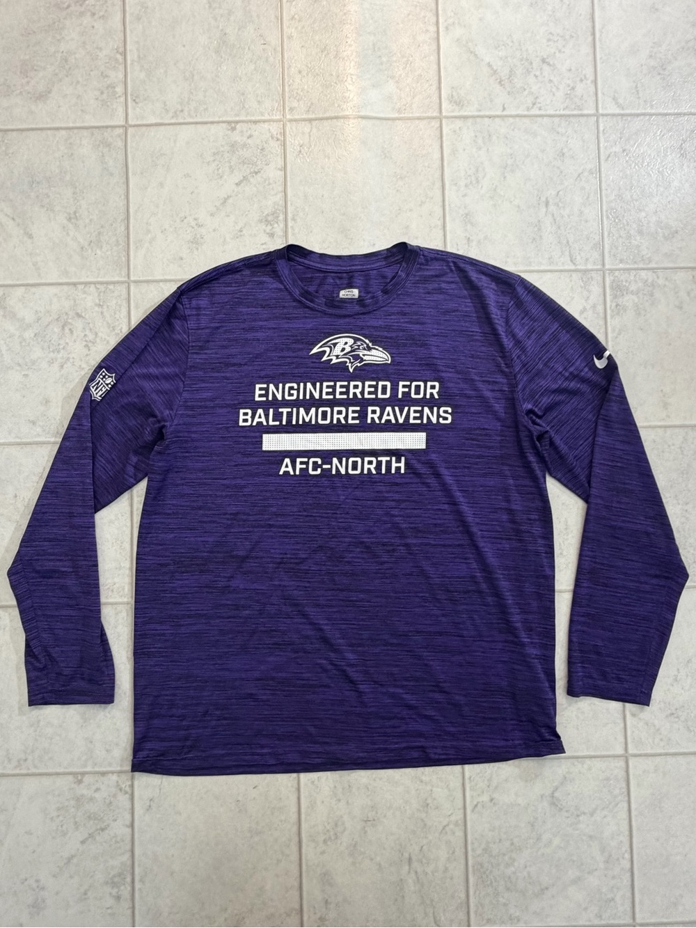 Nike Baltimore Ravens Purple Long Sleeve Shirt